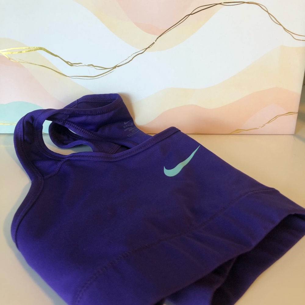Nike Pro Dri Fit Purple Sports Bra